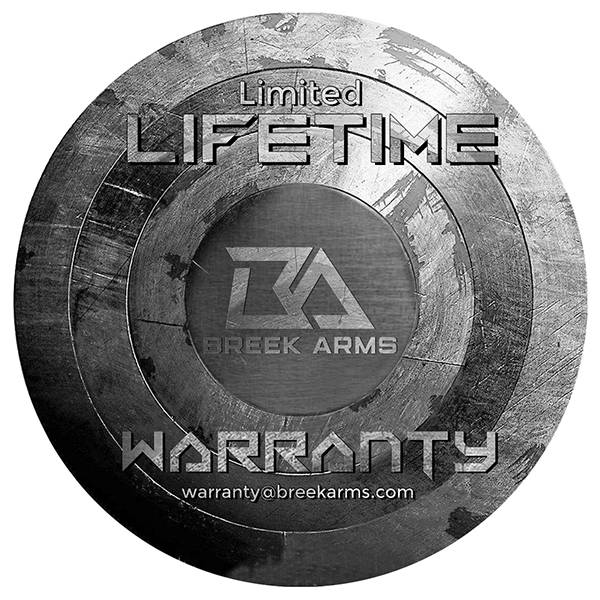 Breek Arms Lifetime Warranty